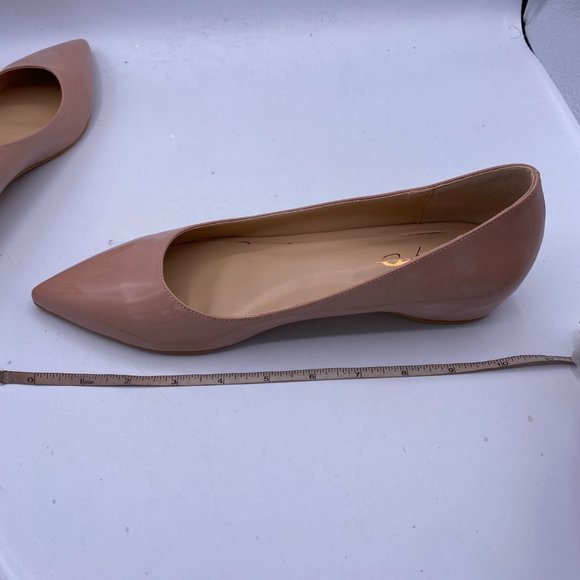 XYD Nude Pointy Toe Hidden Low Heel Pumps - Picture 10 of 11